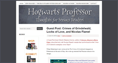 Desktop Screenshot of hogwartsprofessor.com